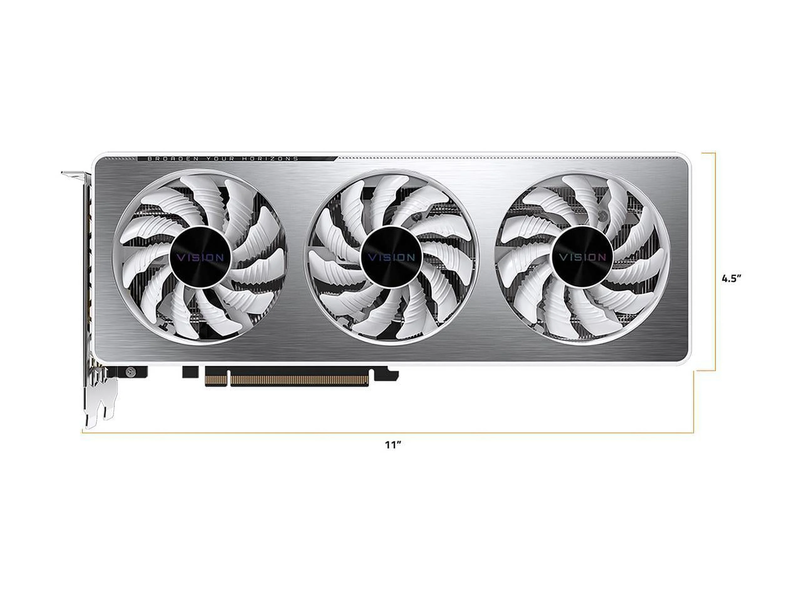 GIGABYTE Vision OC GeForce RTX 3060 12GB GDDR6 PCI Express 4.0 ATX Video Card GV-N3060VISION OC-12GD (rev. 2.0) (LHR)