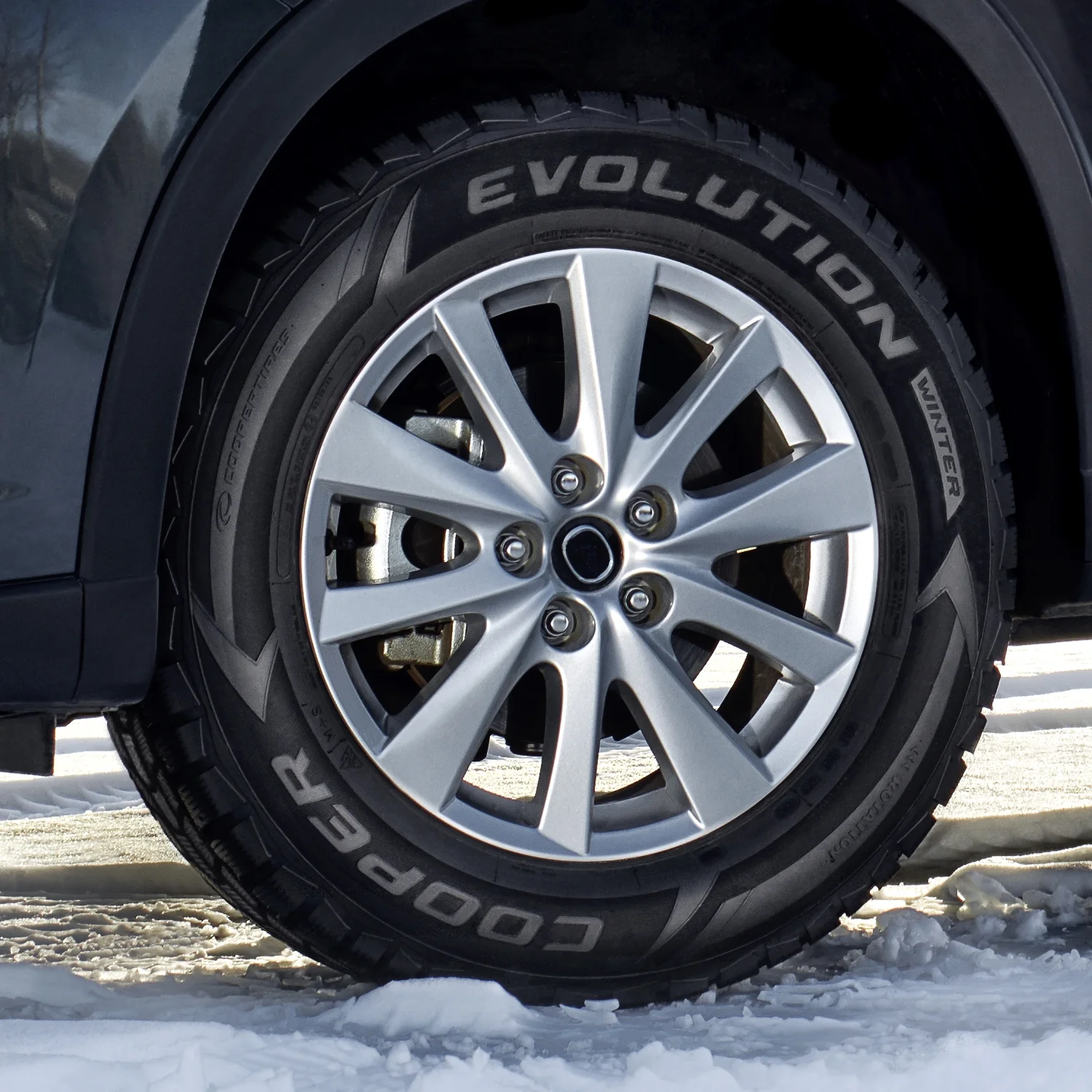 Set of 4 (FOUR) Cooper Evolution Winter 235/65R18 106T Winter Snow Tires Fits: 2017-19 Cadillac XT5 Luxury, 2014-17 INFINITI QX60 Hybrid