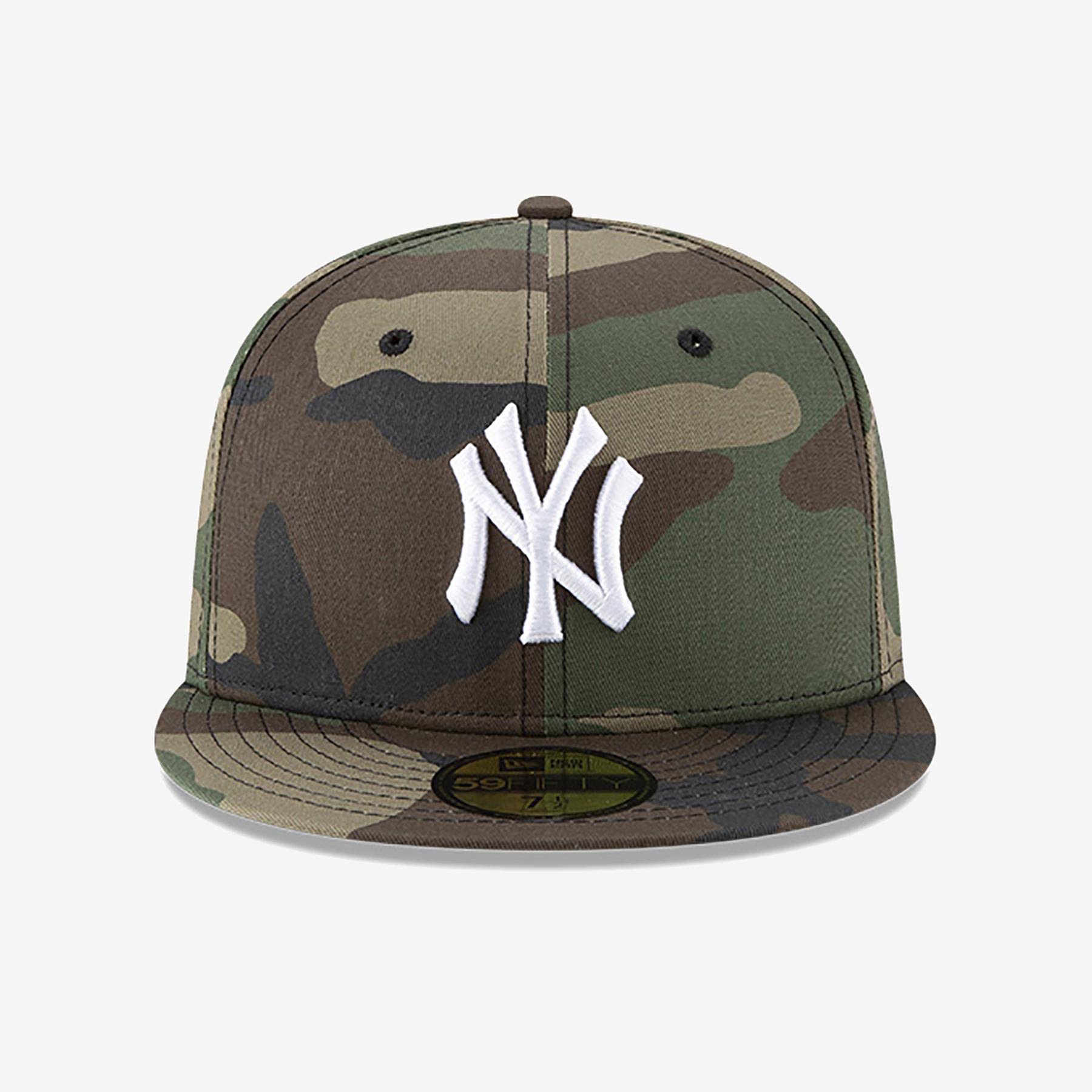 New Era York Yankees Camo Woodland Basic 59FIFTY Fitted Hat