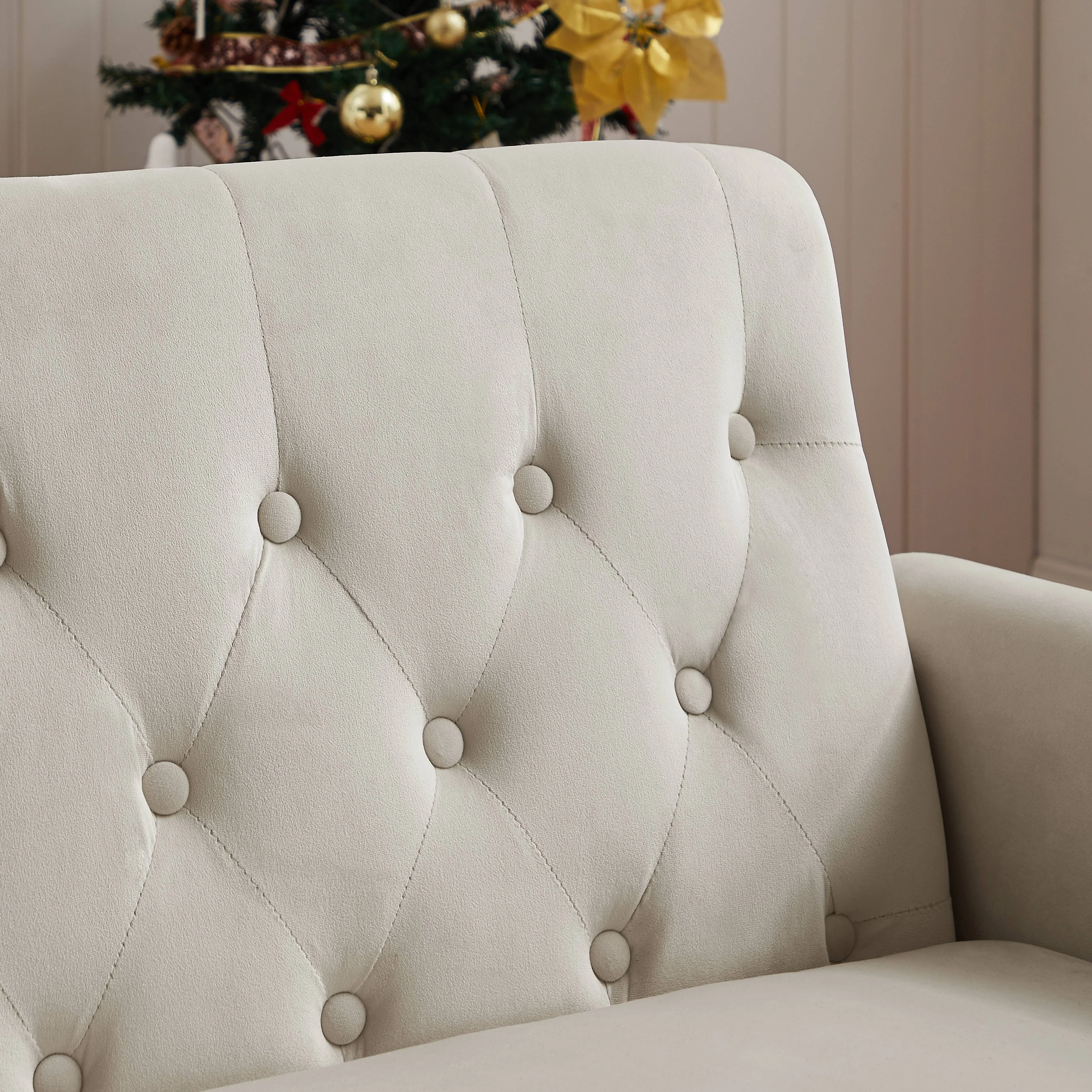 Bellemave 55" Pull Out Sleeper Sofa Bed, Sleeper Loveseats Sofa Couch with Adjustable Backrest, 2 Caster Wheels and 2 Lumbar Pillows for Living Room Bedroom Apartment Office (Beige)