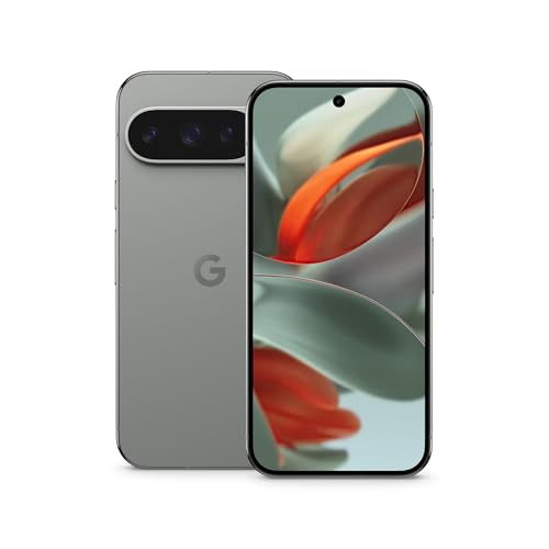 Google Pixel 9 Pro - Unlocked Android Smartphone with Gemini, Triple Rear Camera System, 24-Hour Battery, and 6.3" Super Actua Display - Obsidian - 128 GB