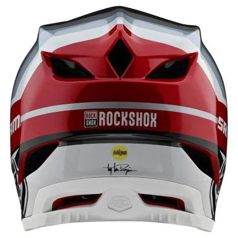 Troy Lee Designs D4 Carbon Freedom 2.0 Helmet - Black-Red
