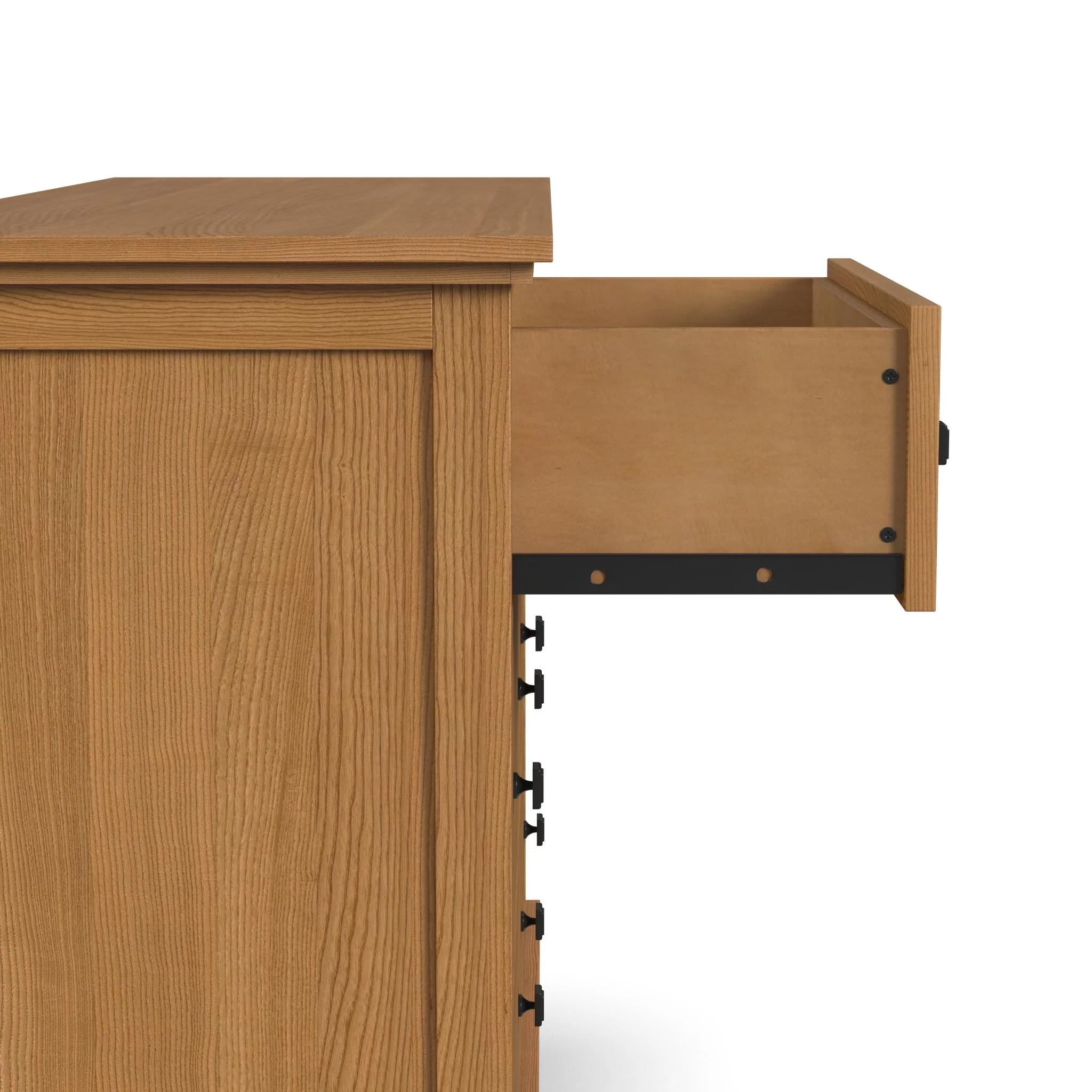 Homestyles Oak Park 6-Drawer Traditional Wood Dresser in Brown