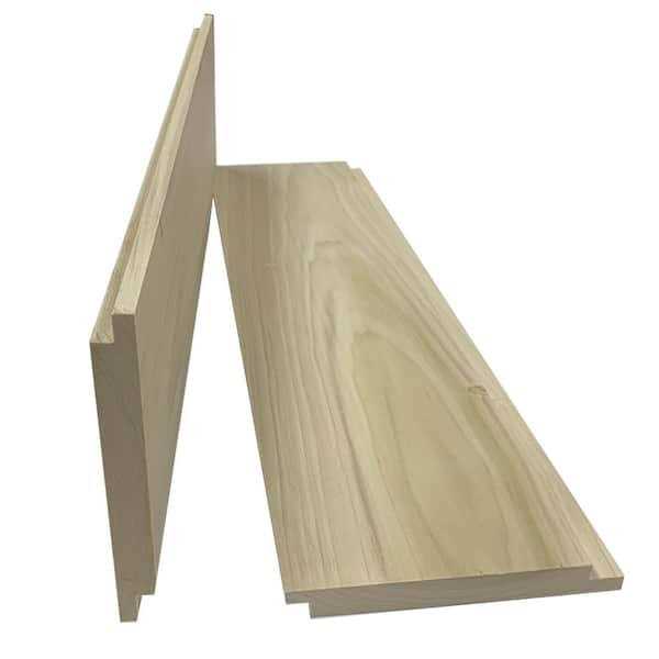 Swaner Hardwood 1 in. x 6 in. x 8 ft. Poplar Shiplap Board - Shop Hardware Tools Online Store
