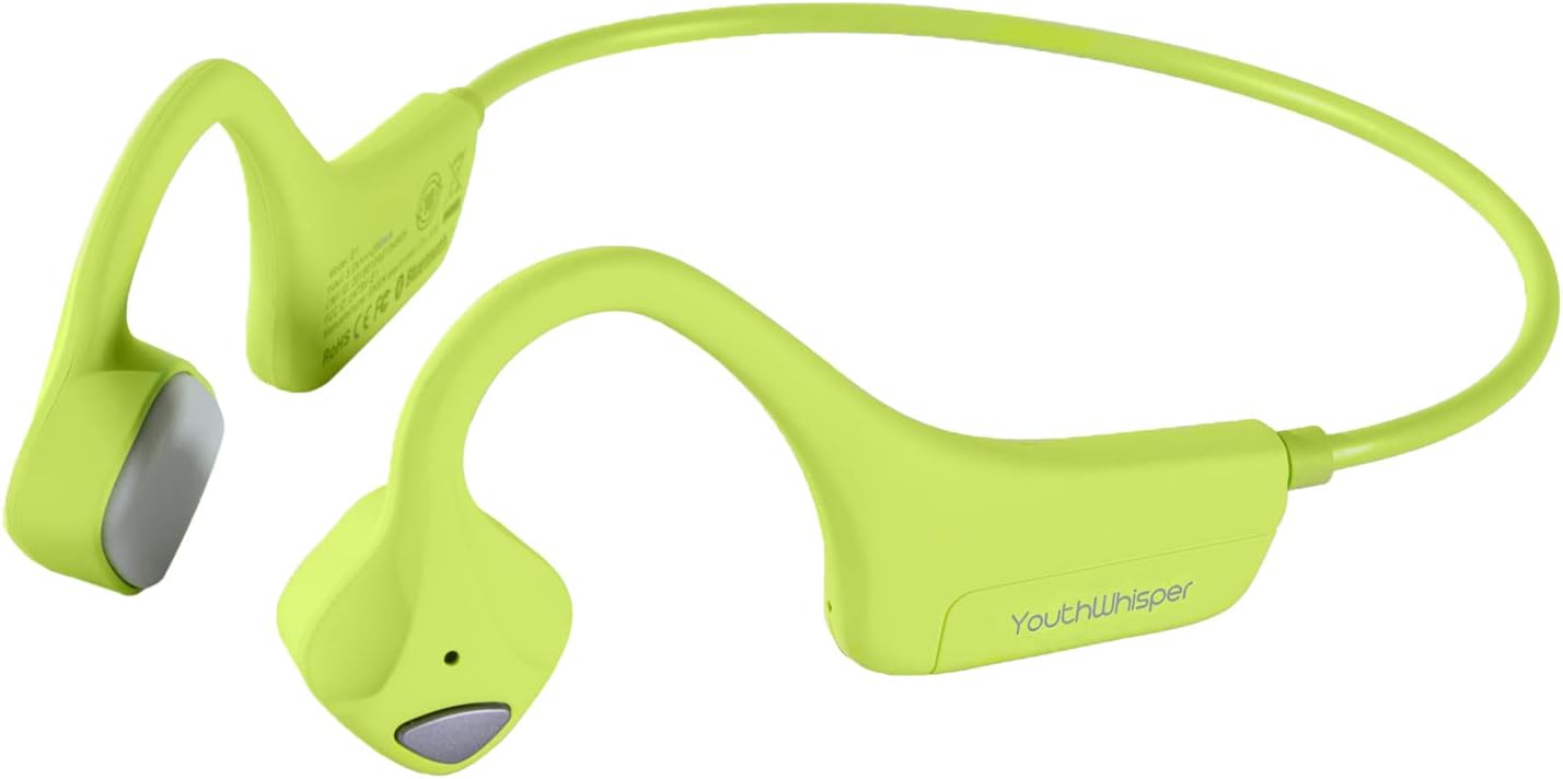 Bone Conduction Headphones Bluetooth 5.0, Open Ear Wireless Bluetooth Headphones with mic, Lightweight-Waterproof headsets for Sports Fitness and Workouts Pack of 2