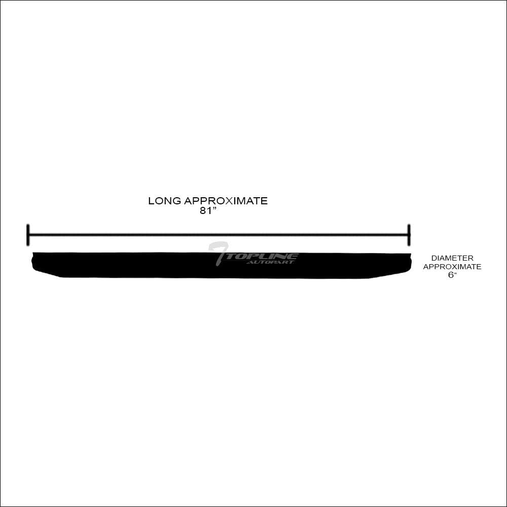 TLAPS 6 VP Style Black With Chrome Trim Aluminum Side Step Rail Running Boards For Nissan Frontier 05-21 / Suzuki Equator 09-12 Crew Cab