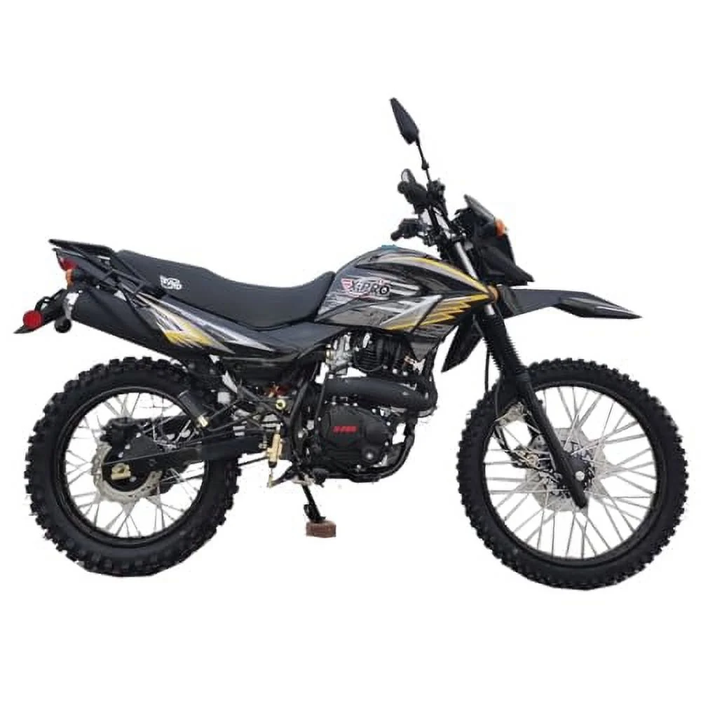 X-Pro New RXE 250cc Dirt Bike for adult with 5-Speed Manual Transmission Kick Start 21"/18" Wheels