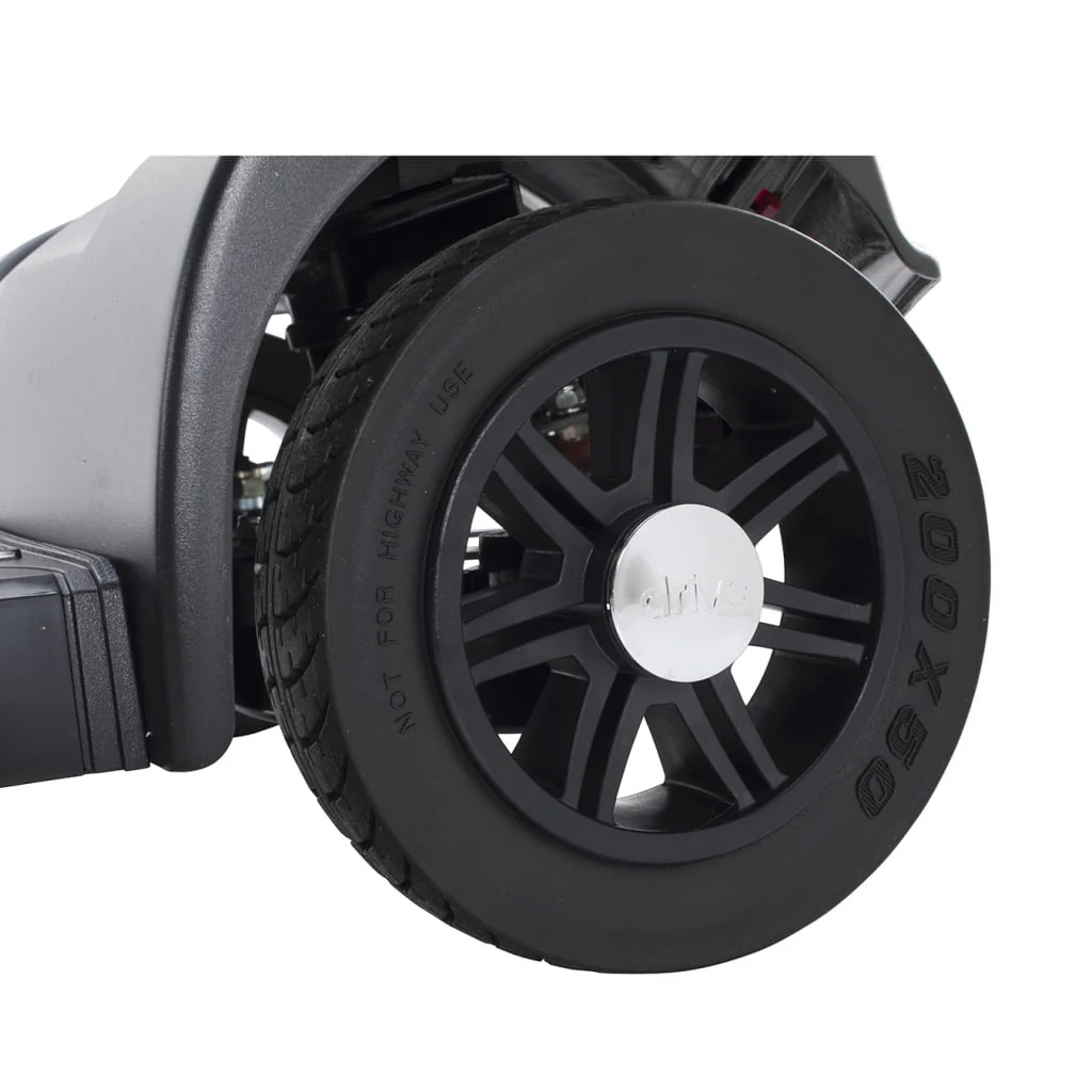 Drive Medical Scout Compact Travel Power Scooter, 4 Wheel, Extended Battery