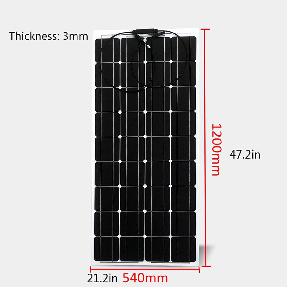 Solar Panel 600W 2X 300W PET Flexible Solar Panel Portable Mono Solar Battery Charger with Controller for Car Yacht Battery Boat,with 40A Controller …