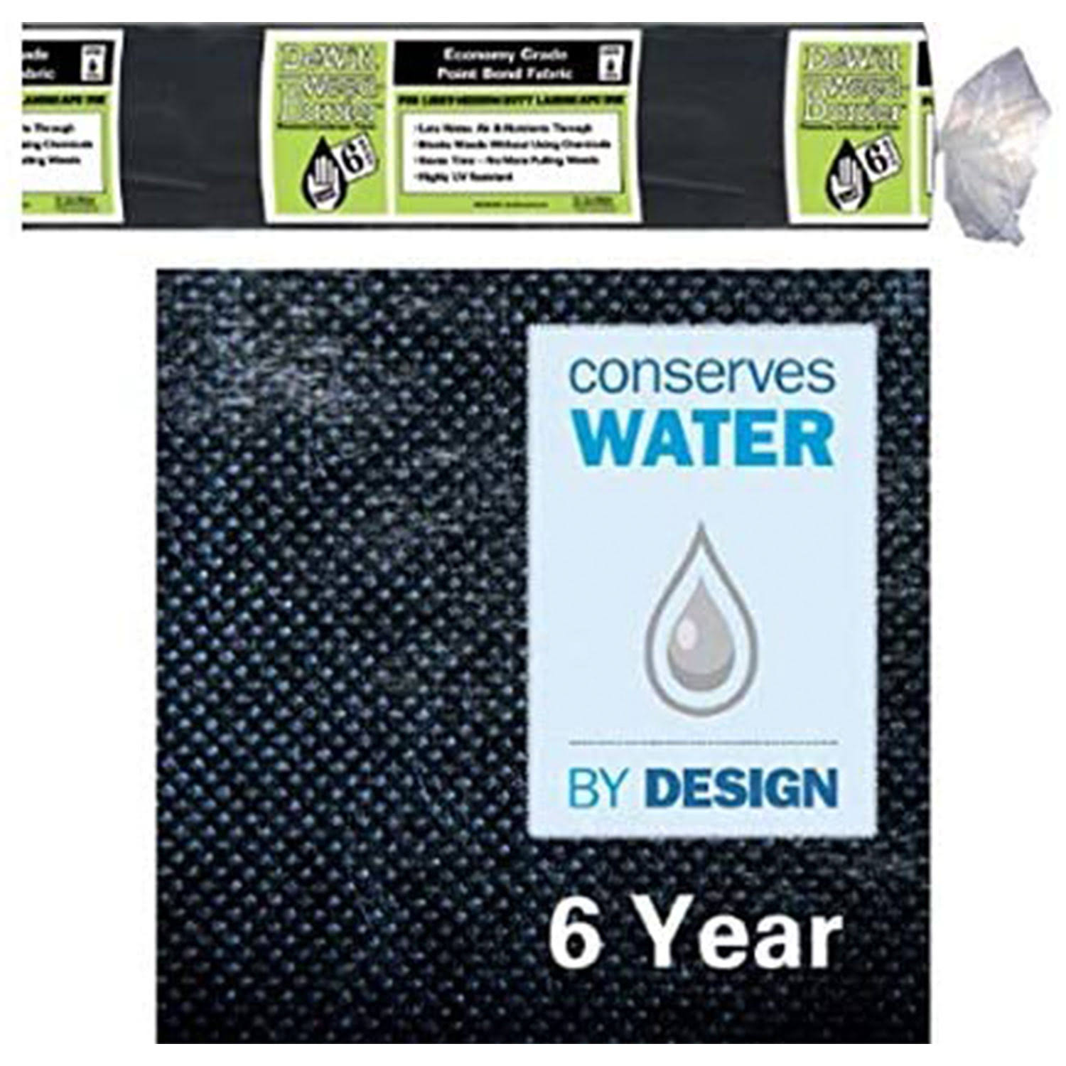 Dewitt Company 6YR6300 Landscape Weed-Barrier Fabric, 6-Feet