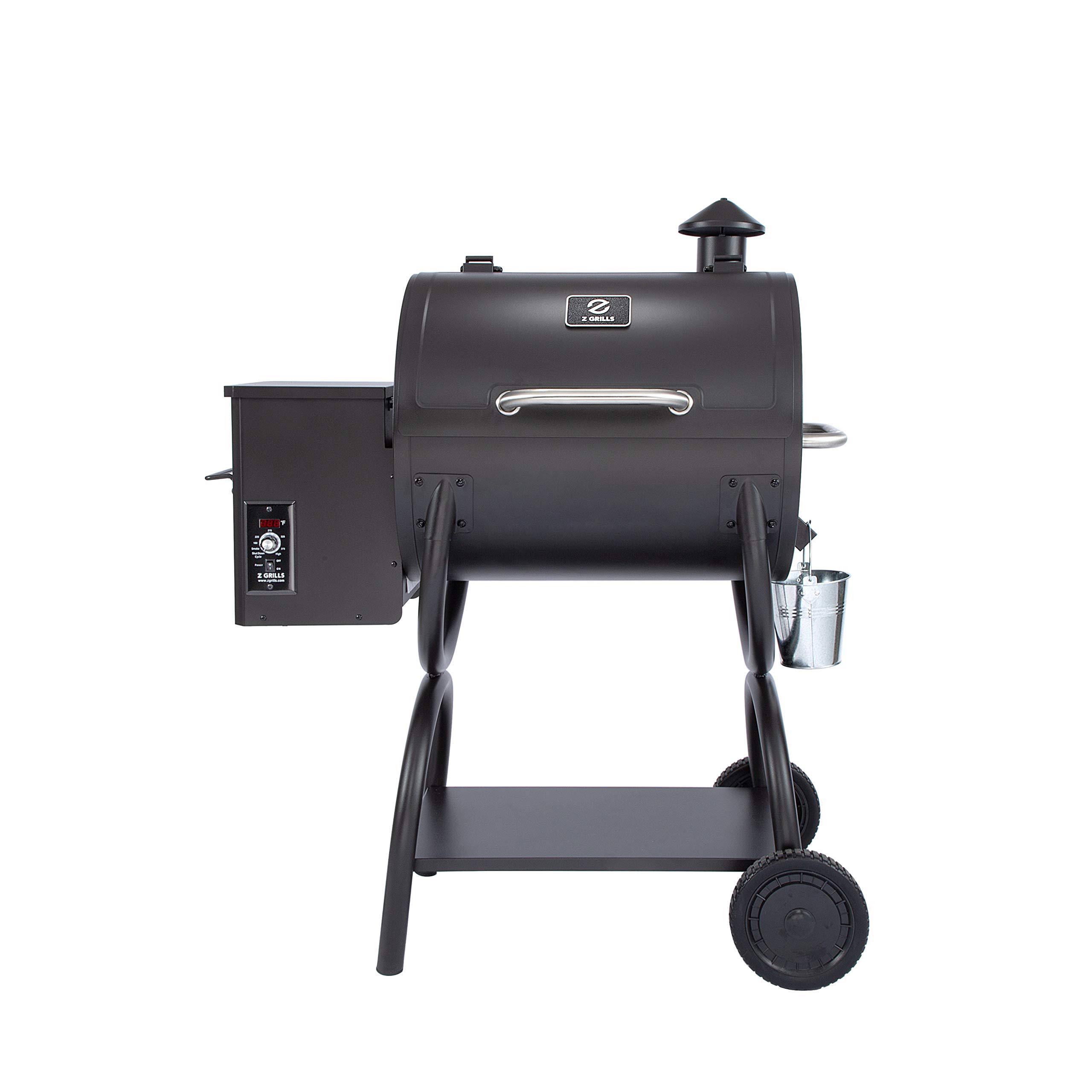 Z Grills ZPG-550A 2020 New Model Wood Pellet Grill u0026 Smoker 6 in 1 BBQ Grill Auto Temperature Control, 590 Sq in Black