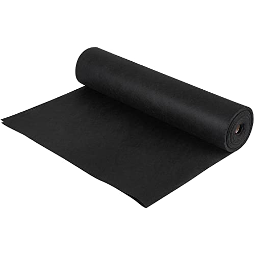 VEVOR Happybuy Premium Weed Barrier Fabric Heavy Duty 3.2OZ, Woven Weed Control Fabric, High Permeability Good for Flower Bed, Geotextile Fabric for Underlayment, Polyethylene Ground Cover