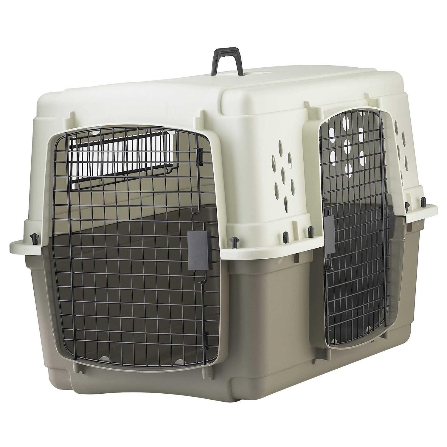 Pet Lodge Double Door Plastic Crate - Pet Supplies online store