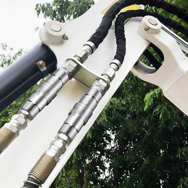 VEVOR Skid Steer Hydraulic Quick Connect 1/2 in. Body Hydraulic Coupler 1/2 in. NPT Hydraulic Coupling Quick Connect 2-Pairs - Shop Hardware Tools Online Store