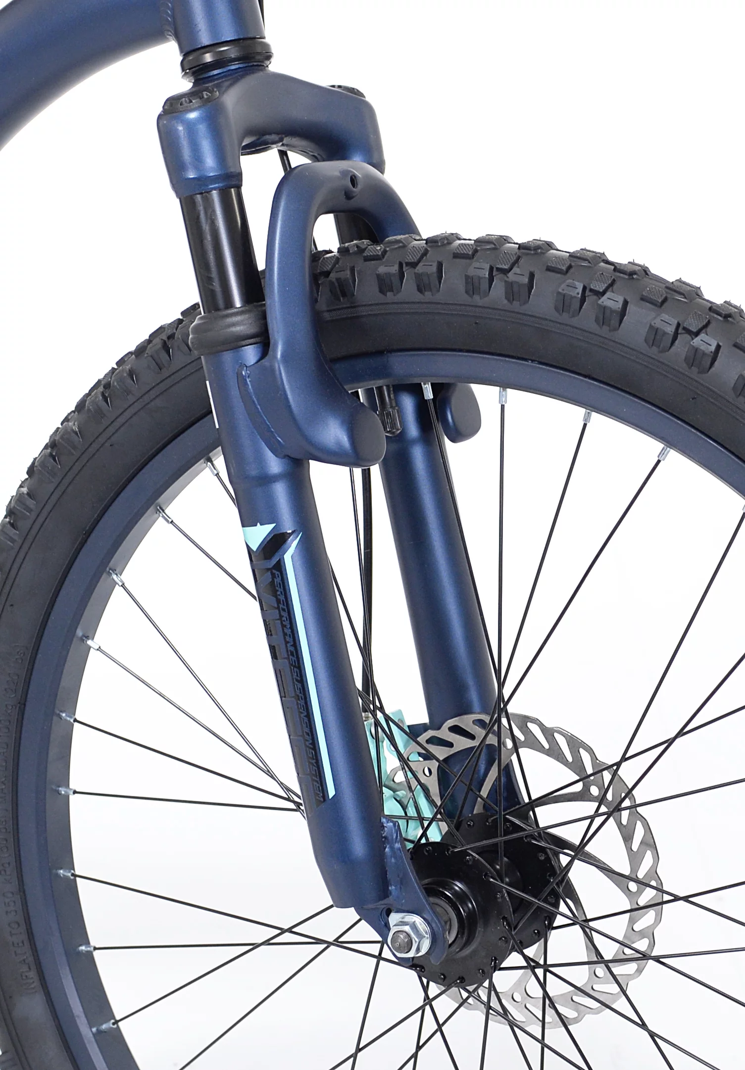 Genesis 24" Bella Vista Girl's Full Suspension Tween/Teen Mountain Bike, Blue