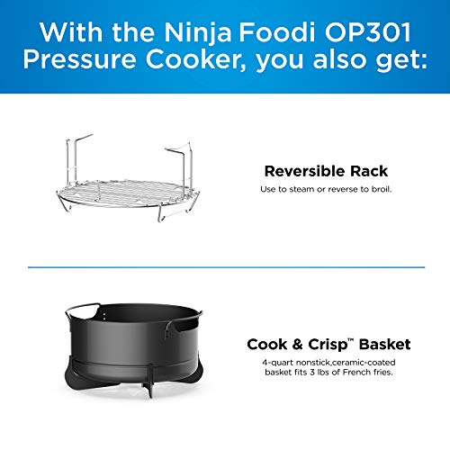 Ninja FD401 Foodi 8-qt. 9-in-1 Deluxe XL Cooker & Air Fryer-Stainless Steel Pressure Cooker