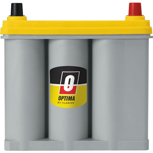 OPTIMA Batteries High Performance D51R YellowTop Dual Purpose Sealed AGM Car, Truck and SUV Battery, 450 CCA, Maintenance Free, Versitile Mounting
