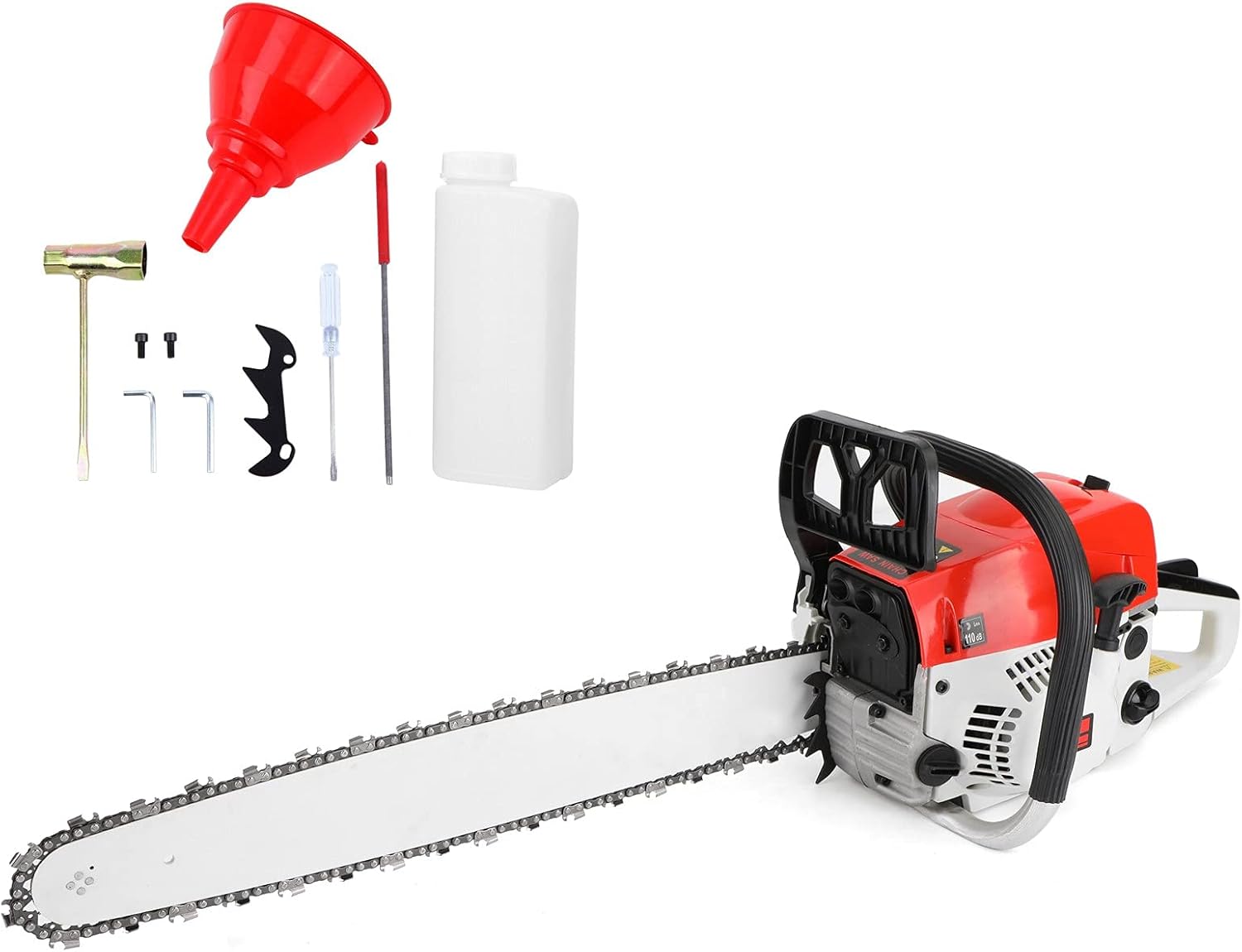 Frezon Petrol Chainsaw 20 Inch, Chainsaws Gas Powered 52CC 2 Cycle Gasoline Chain Saw for Trees Wood Garden Ranch Forest Cutting