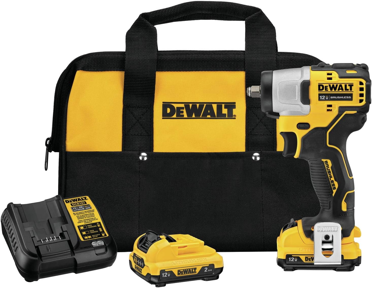 DEWALT XTREME 12V MAX Impact Wrench, Cordless Kit, 3/8-Inch (DCF902F2)