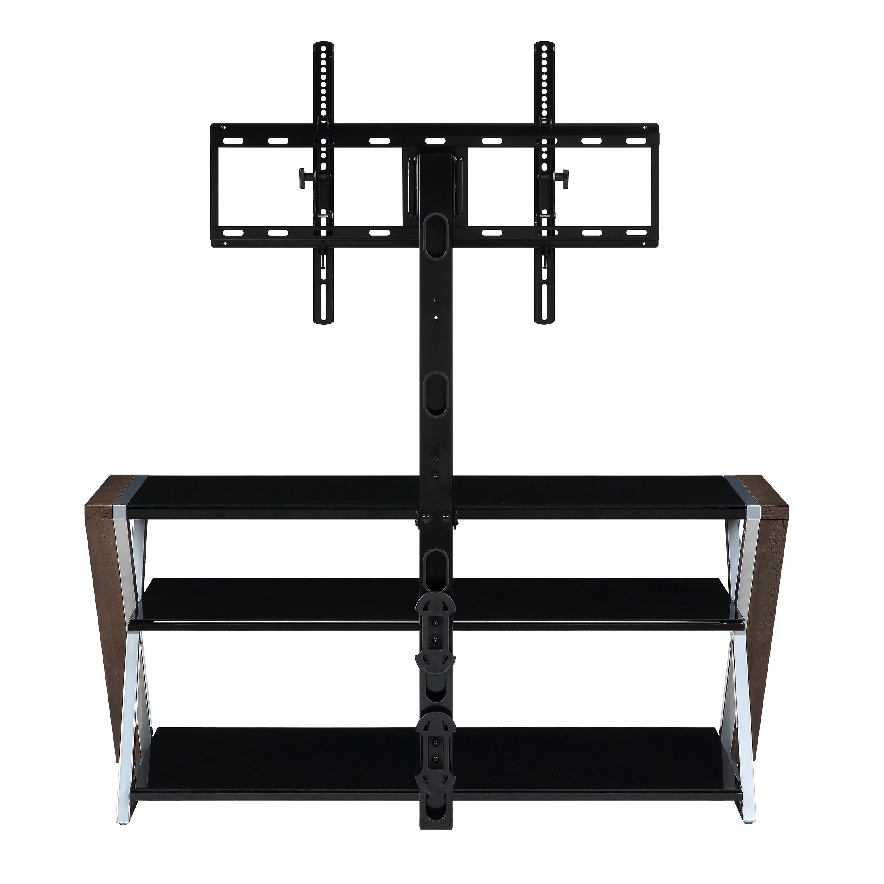 Whalen Xavier 3-in-1 Television Stand for TVs up to 70", Warm Ash