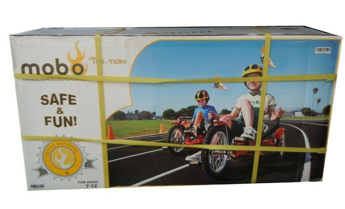 Mobo Triton The Ultimate Three Wheeled Cruiser - 16 in. - Red
