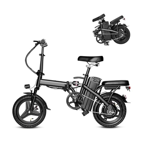 Electric Bike for Adults, Ebike, Electric Bicycle with 576WH Removable Battery,14"/20" Folding Ebike, 20MPH,20+ Miles(MAX),500W High Motor,Multi-Shock Absorption,UL 2849,Commuting Mini E Bikes