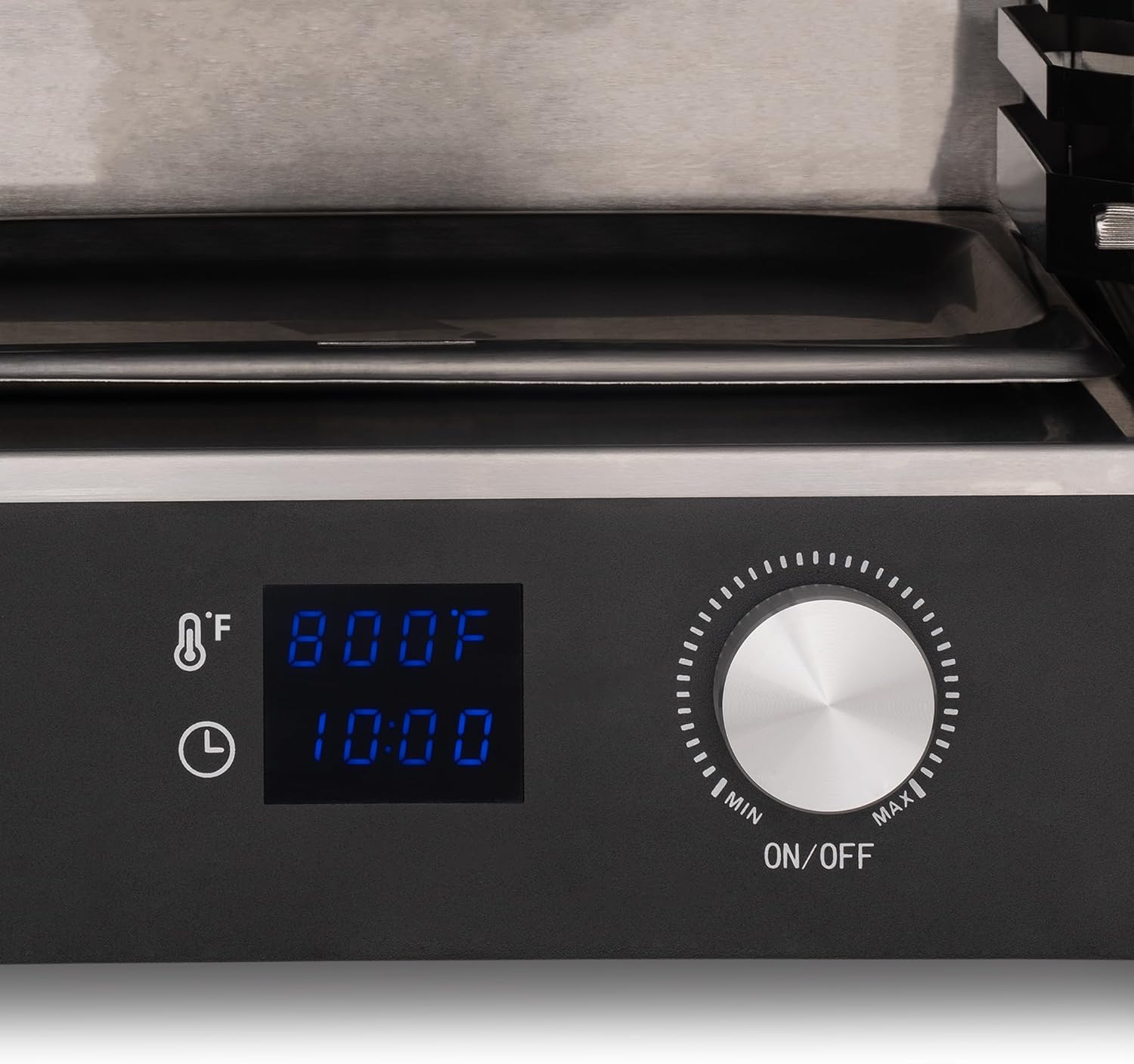 Luma Electric Steak Grill, Portable Indoor Countertop Oven with Griddle, Smokeless Electric Infrared Grill, Heats up to 1450 Degrees, BBQ, Grill, Toast, and Broil Chicken, Beef, Pork, and Vegetables