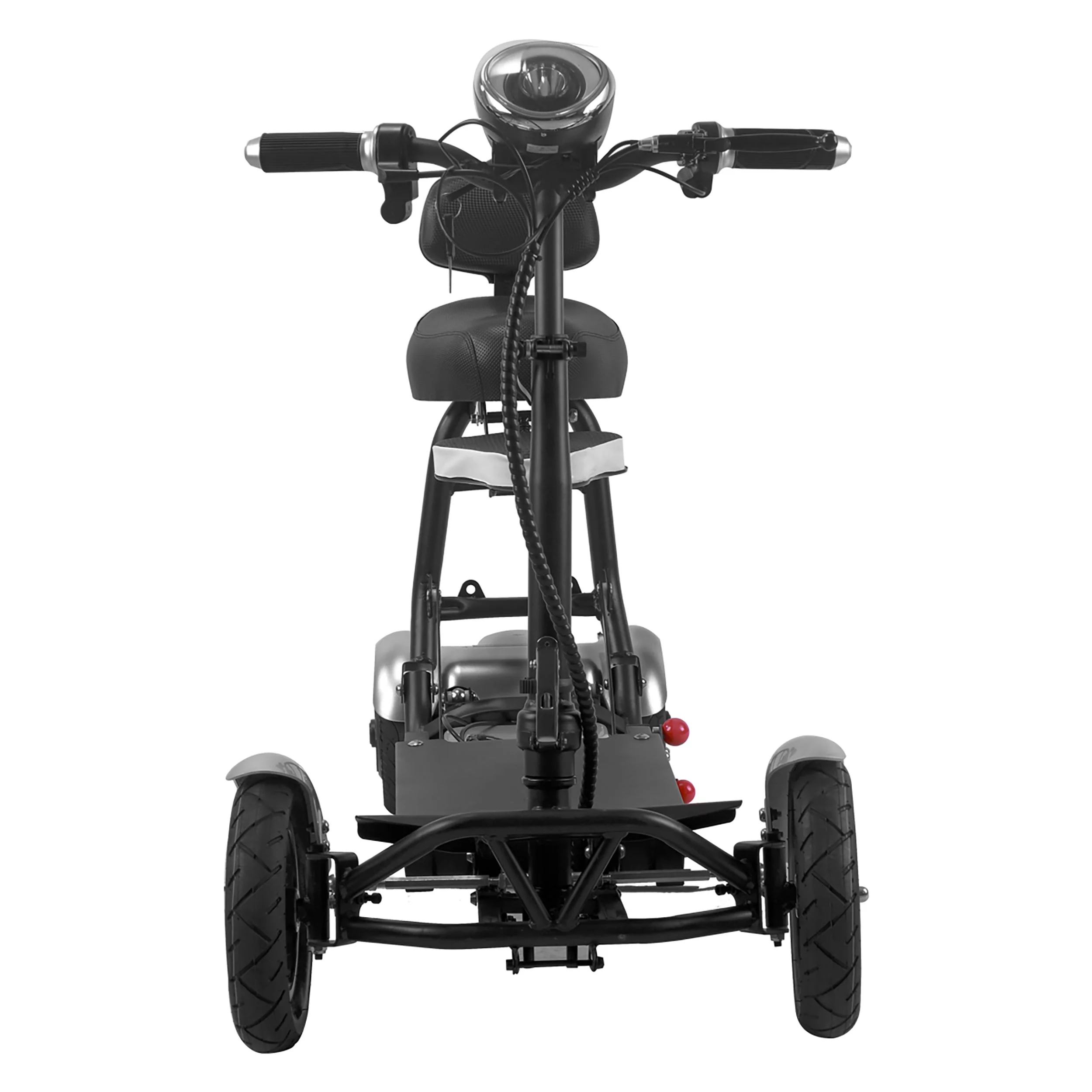 Bangeran Electric Mobility Scooter, 4 Wheel Foldable Portable, Up to 12 Miles - Blue