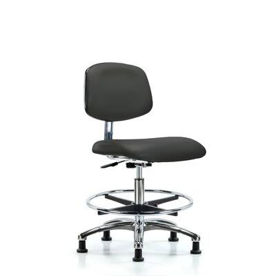 Symple Stuff Yareli Drafting Chair, Gray