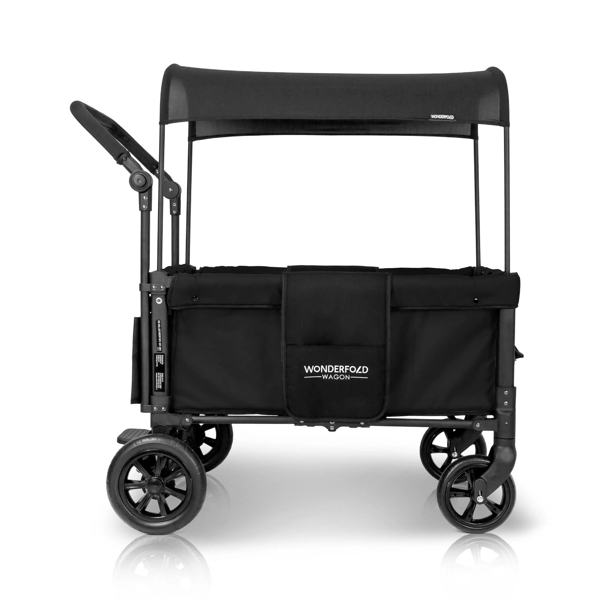 W1 Stroller Wagon L Wonderfold Jet Black