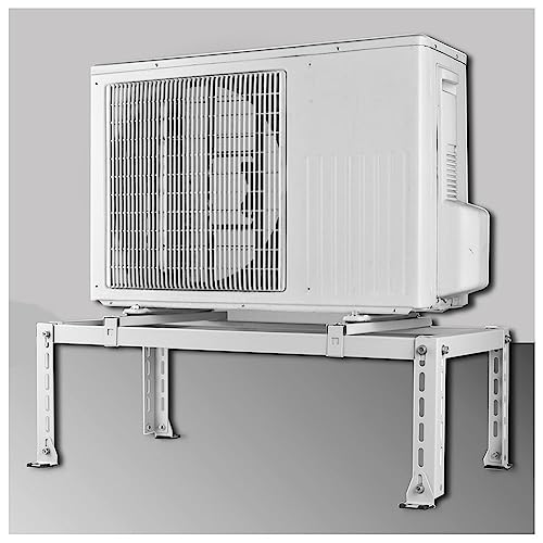 exproyzk Heavy Duty Ground Stand Bracket for Split Air Conditioner and Heat Pump, Air Conditioner Bracket for Outdoor AC Unit, Heavy Duty Condenser Stand Base, Adjustable