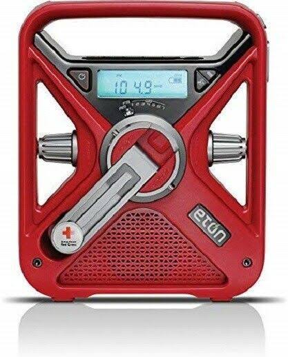 The American Red Cross Frx3 Hand Crank NOAA Am / FM Weather Alert Radio with Smartphone Charger, ARCFRX3WXR
