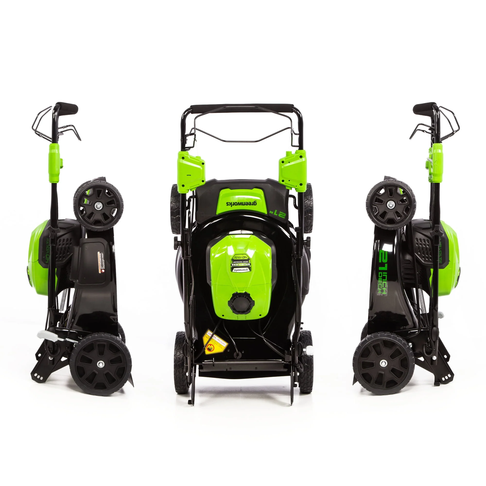 Greenworks 21 40V Self-Propelled Lawn Mower with 5.0 Ah Battery & Charger 2516402