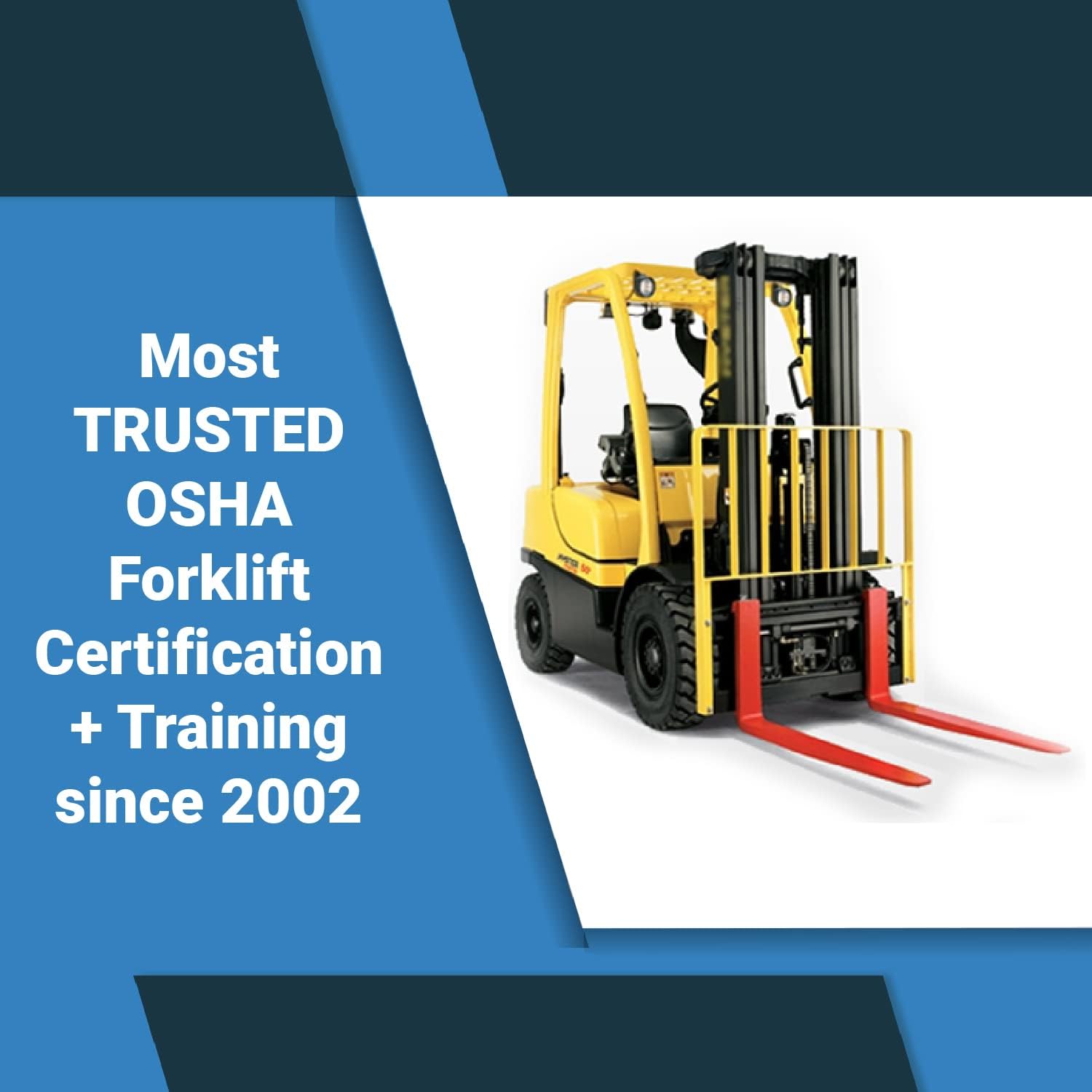 OSHA Compliant Forklift Operator COMPLETE Training Kit + Train the Trainer BUNDLE! Certificates Of Completion, Operator Cards, Student Hand Outs, Hands On Evaluation Checklist, & More!