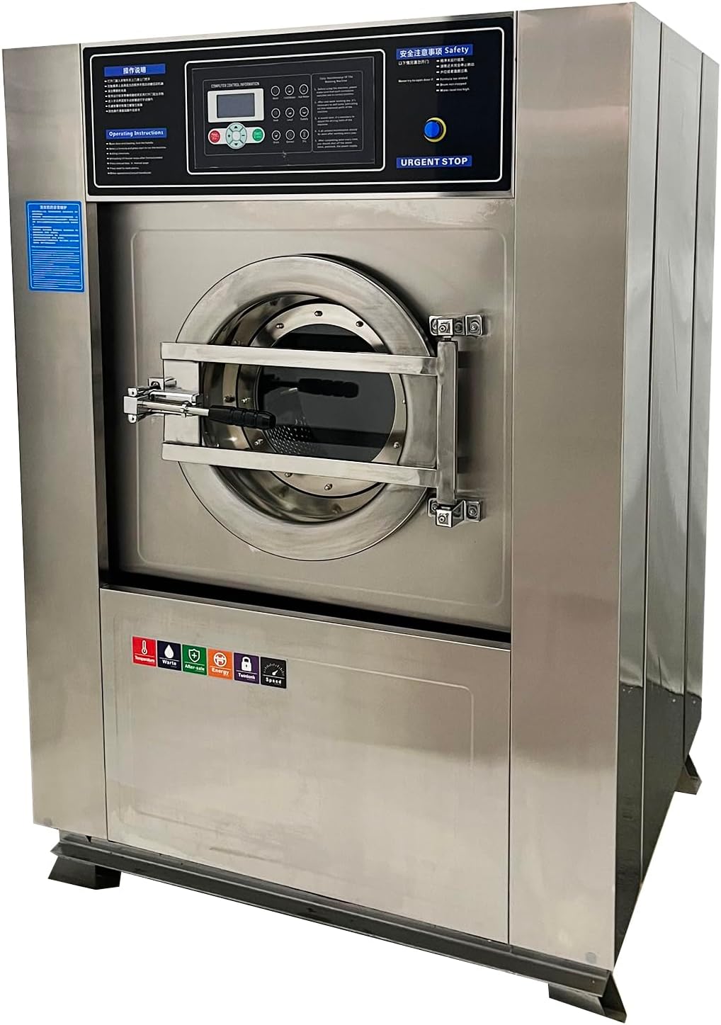 HayWHNKN Industrial Automatic Laundry Washer Dryer Machine Commercial Washer Dryer Commercial Washer Wash Spin Dry 220V 2.2KW