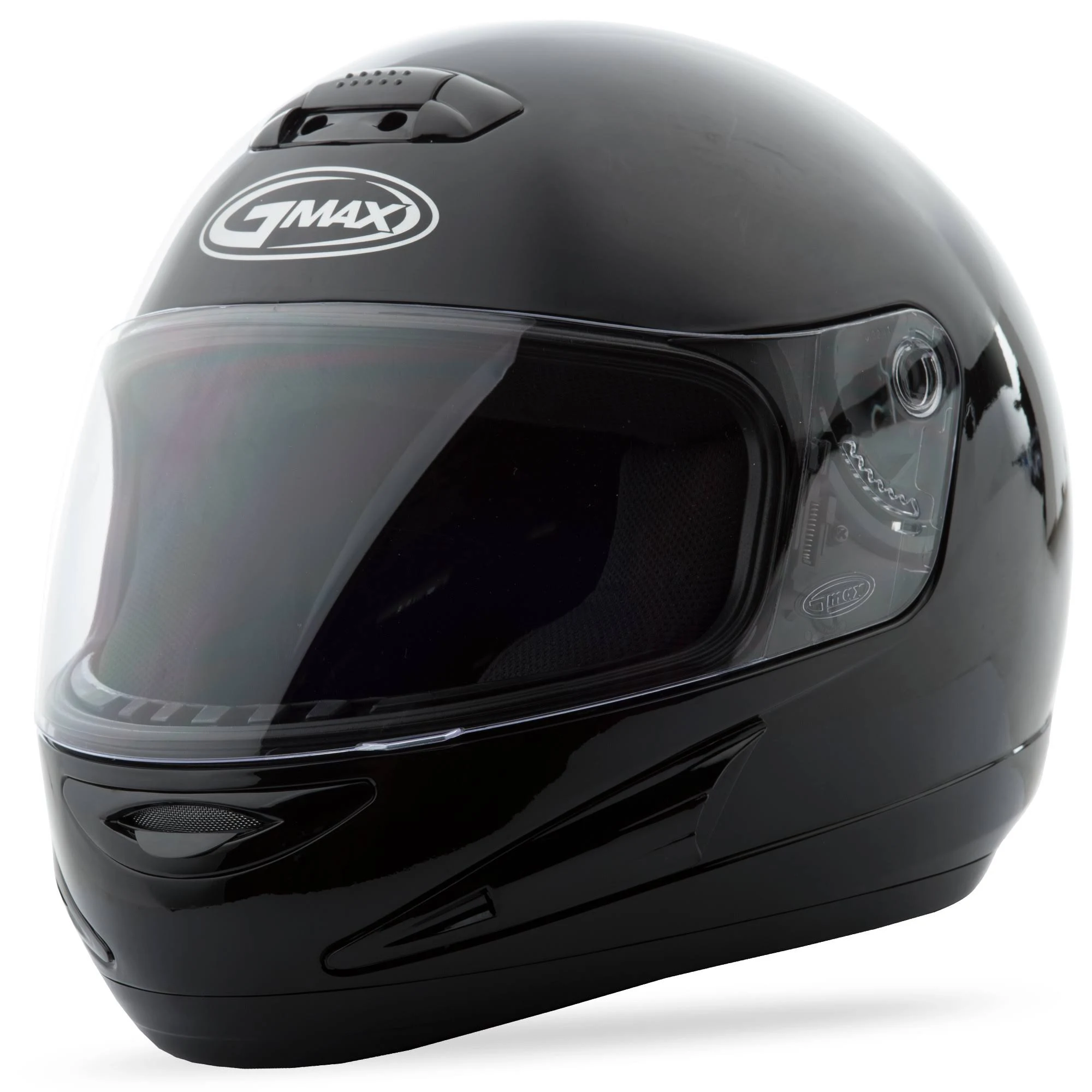 GMAX GM38 Solid Helmet - Black - MD