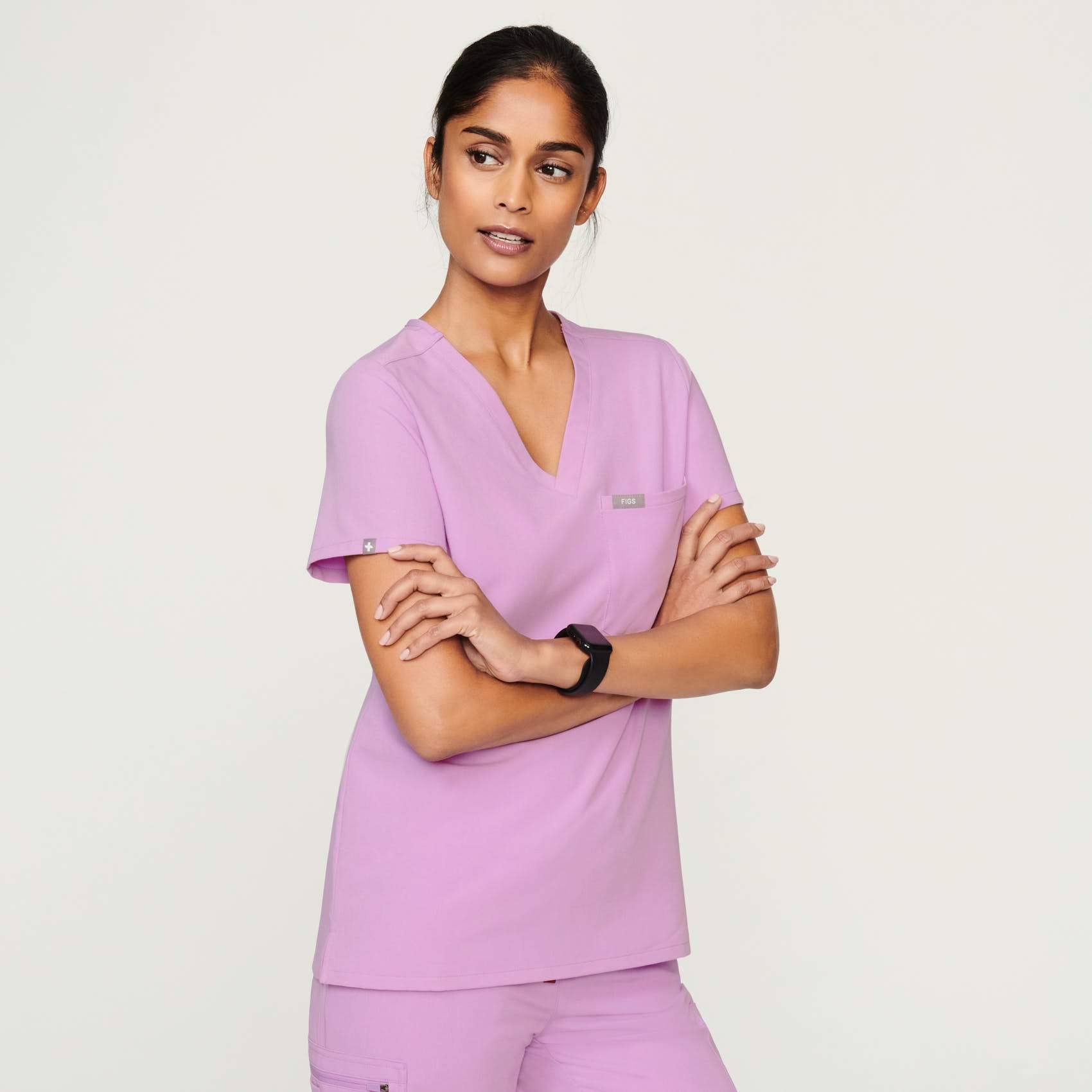 Figs Tops | Figs Dusk Catarina (M) | Color: Pink | Size: M | Jqfiguerrez&s Closet
