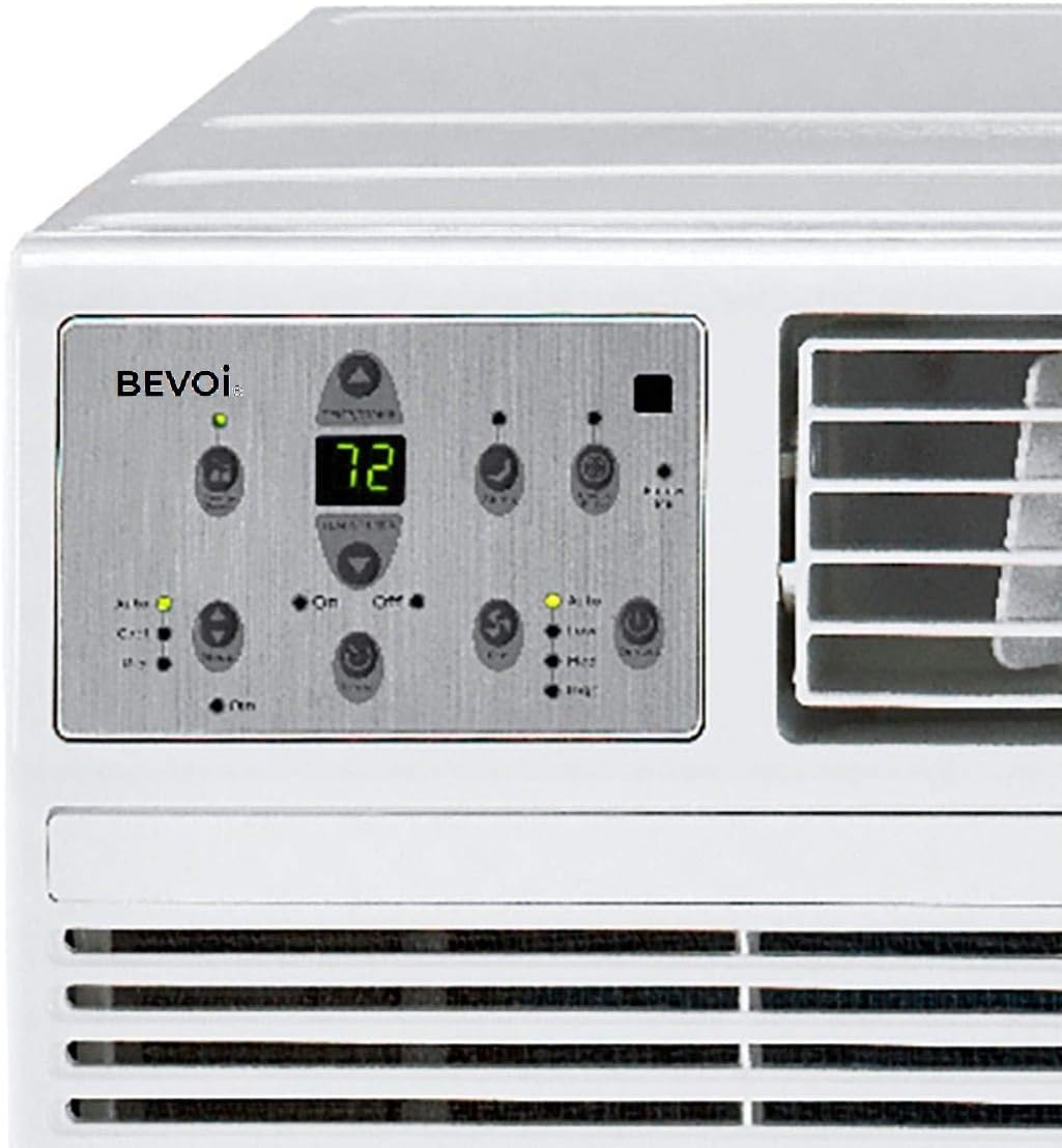 BEVTTW122H 12,000 BTU Through The Wall Heat and Cool Air Conditioner 220V