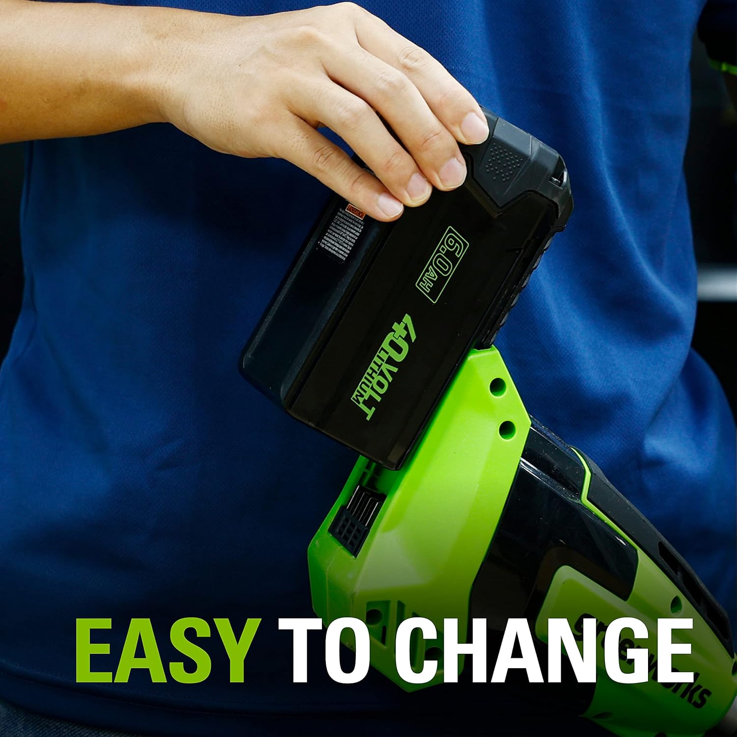 Greenworks L-600 40V 6AH Smart Lithium-Ion USB Battery
