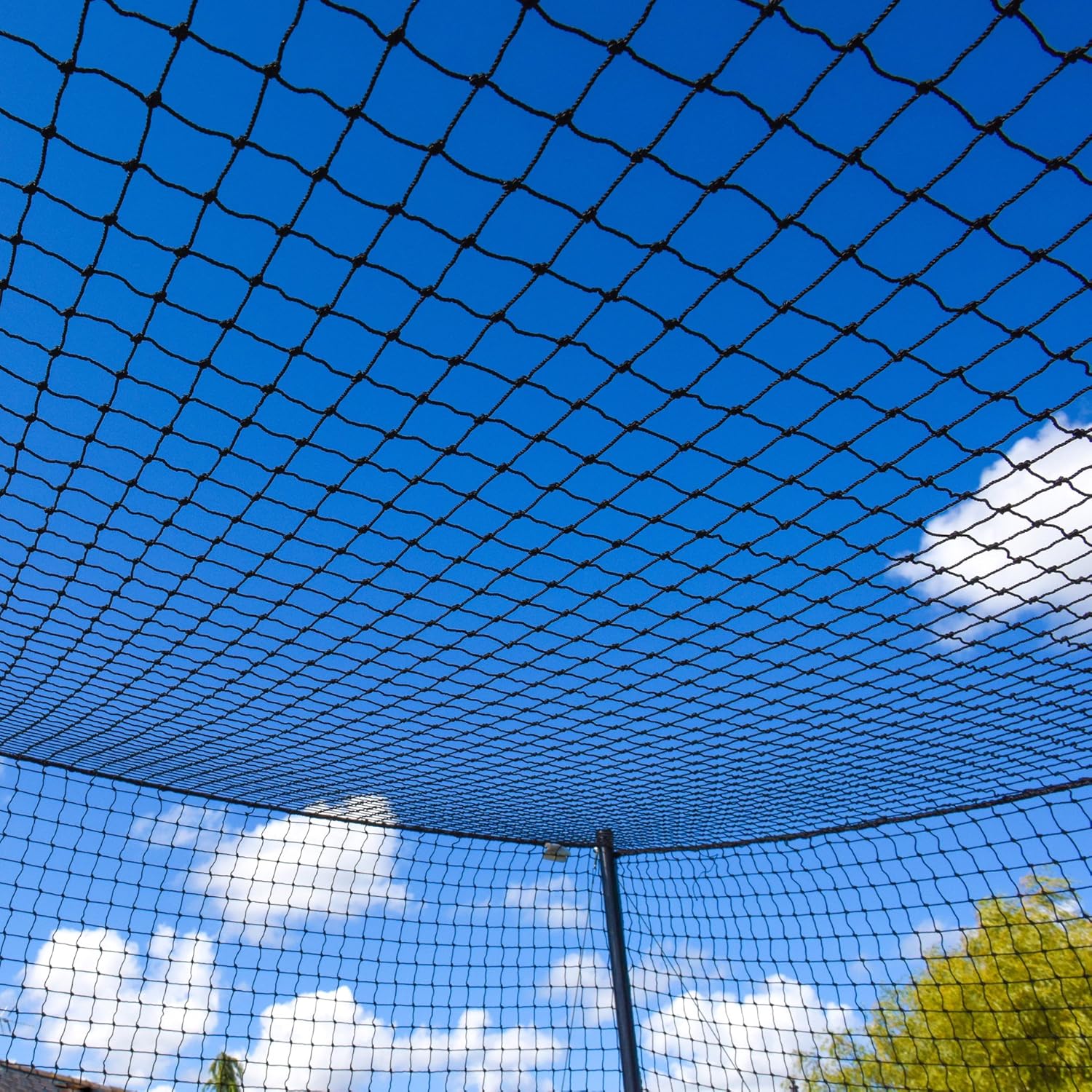 Baseball Batting Cage Nets [12 Sizes] | Professional Fully Enclosed #42 Grade Heavy Duty HDPP Netting | Baseball & Softball Cage Netting | Hitting Cage Net