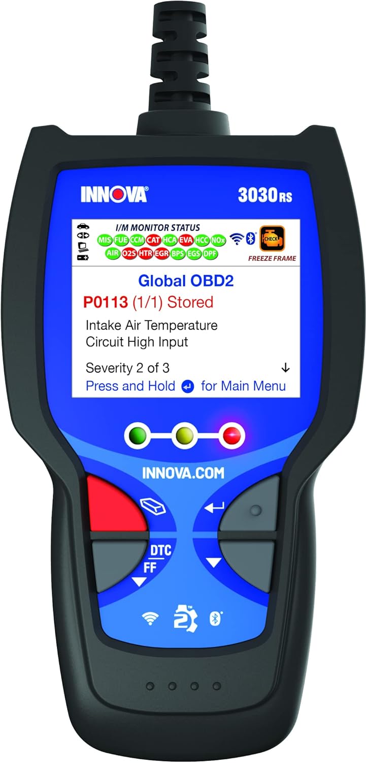 innova 3030RS OBD2 Scanner/Car Code Reader for Check Engine Light and Emissions Check Readiness Data Pack of 2