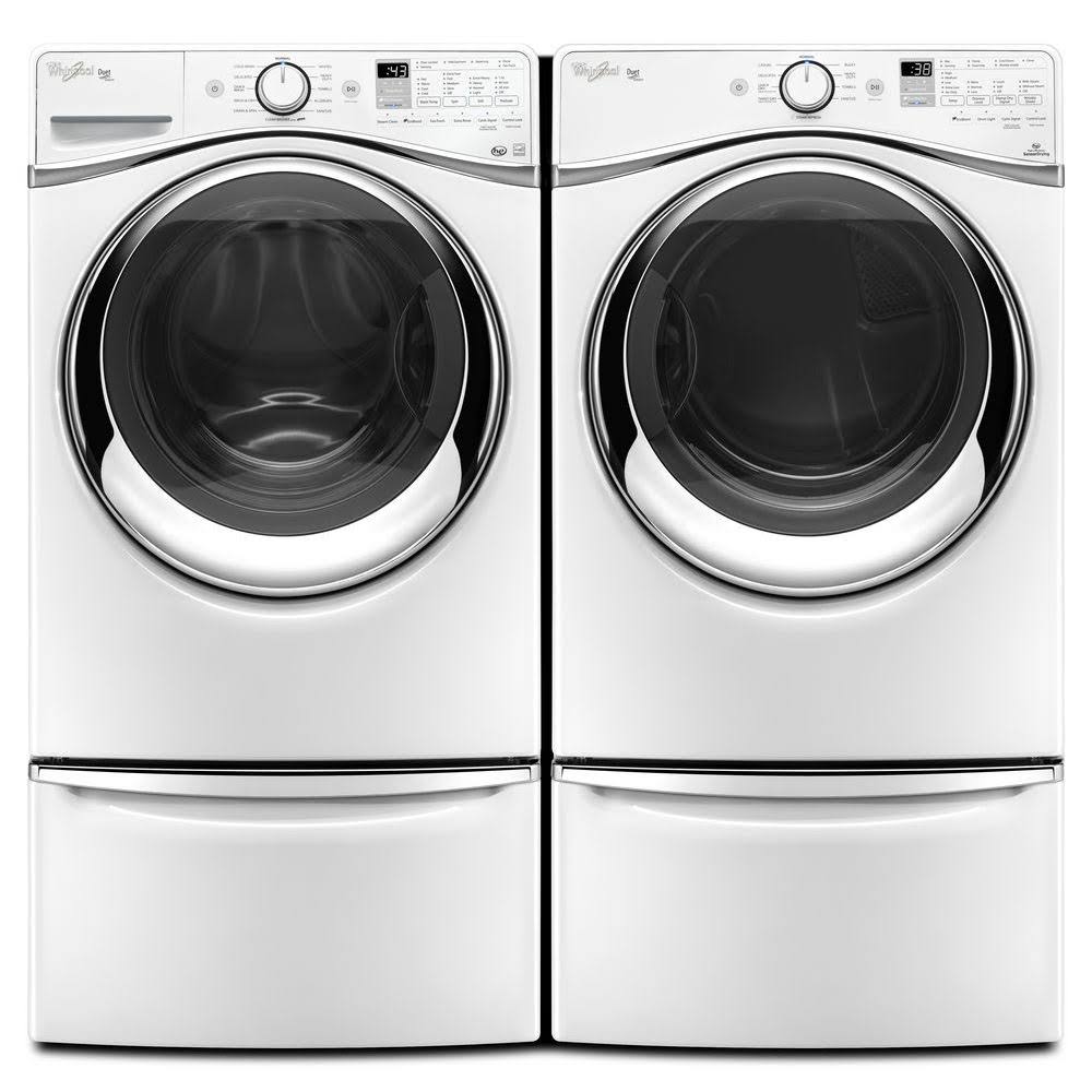 Whirlpool Duet WGD95HEDW Front-Loading Gas Dryer - White