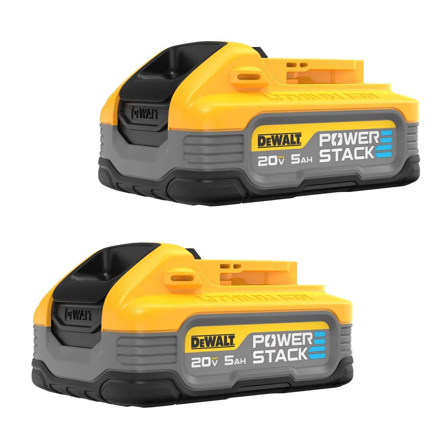 Dewalt POWERSTACK 20V MAX 5Ah Battery DCBP520 - Shop Hardware Tools Online Store