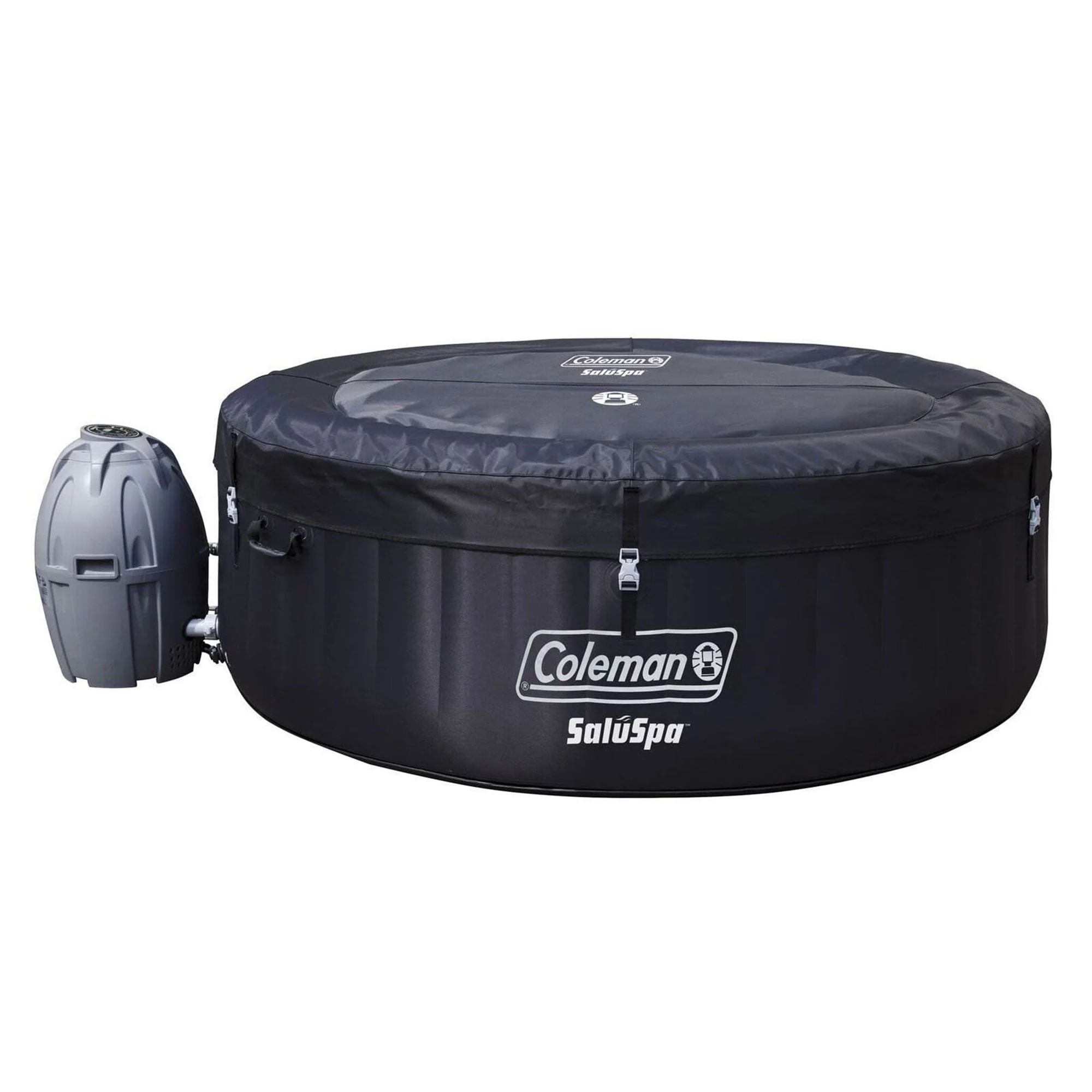 Coleman SaluSpa 4 Person Inflatable Outdoor Hot Tub & 2 Seat Accessory