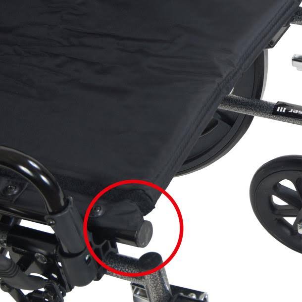 Drive Medical - Cruiser III Light Weight Wheelchair with Flip Back Removable Arms