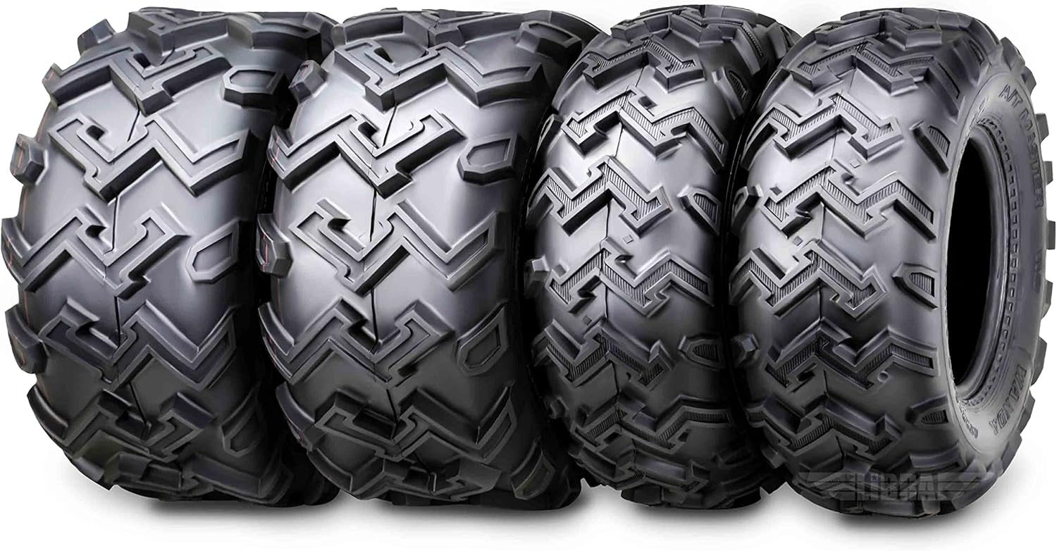 Set of 4 WANDA ATV UTV Tires 22x8-10 Front & 22x11-10 Rear 6 Ply Rated