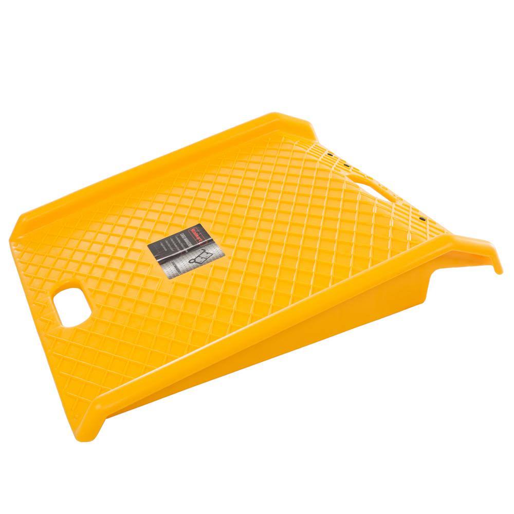 Curb Ramp-Portable Poly Ramp with 1000lbs Weight Capacity-For Delivery, Hand Truck, Carts, Wheelchairs, and Walkers by Stalwart