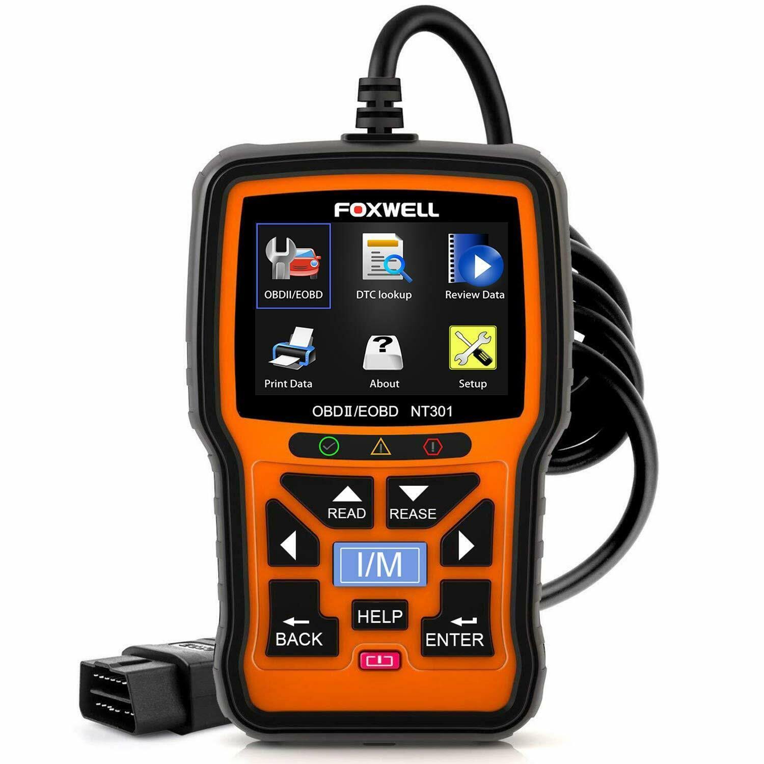 Foxwell NT301 OBD2 Scanner Professional Mechanic OBDII Diagnostic Code Reader