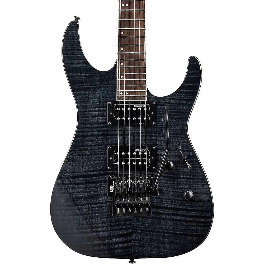ESP LTD M-200FM See Thru Black Electric Guitar