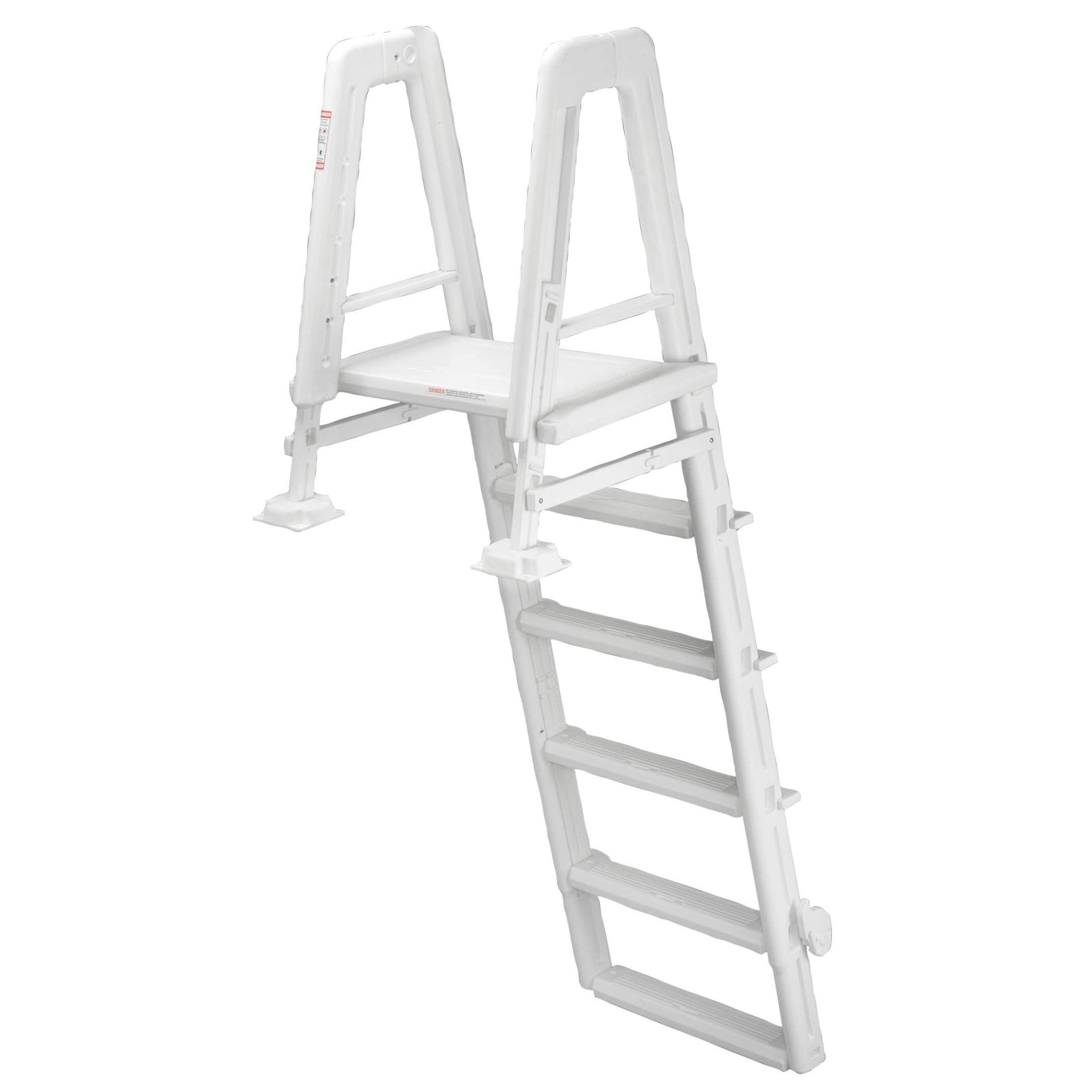 Ocean Blue Outside Ladder for Above Ground Pool Steps